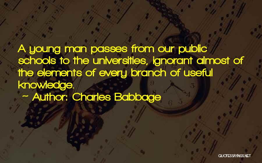 Useful Knowledge Quotes By Charles Babbage