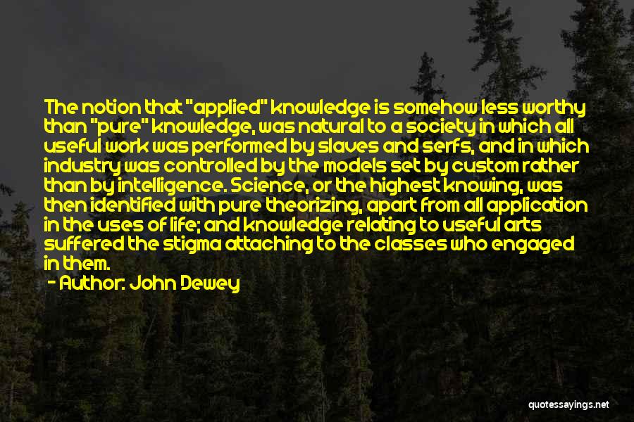 Useful Knowledge Quotes By John Dewey