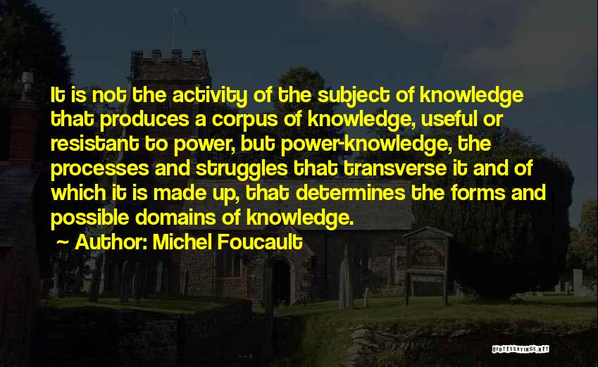 Useful Knowledge Quotes By Michel Foucault
