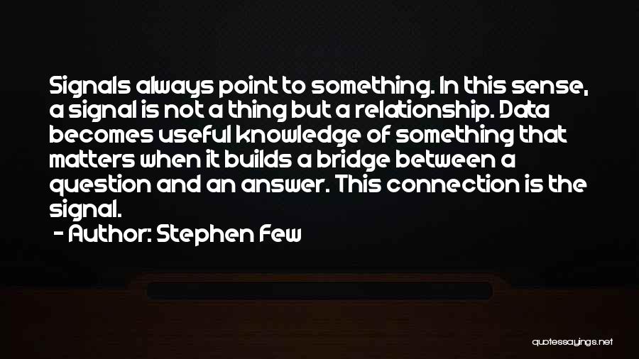 Useful Knowledge Quotes By Stephen Few