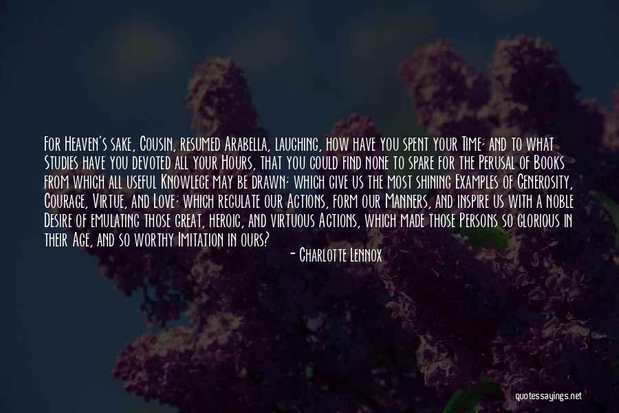 Useful Love Quotes By Charlotte Lennox Useful Love Quotes By Charlotte Lennox