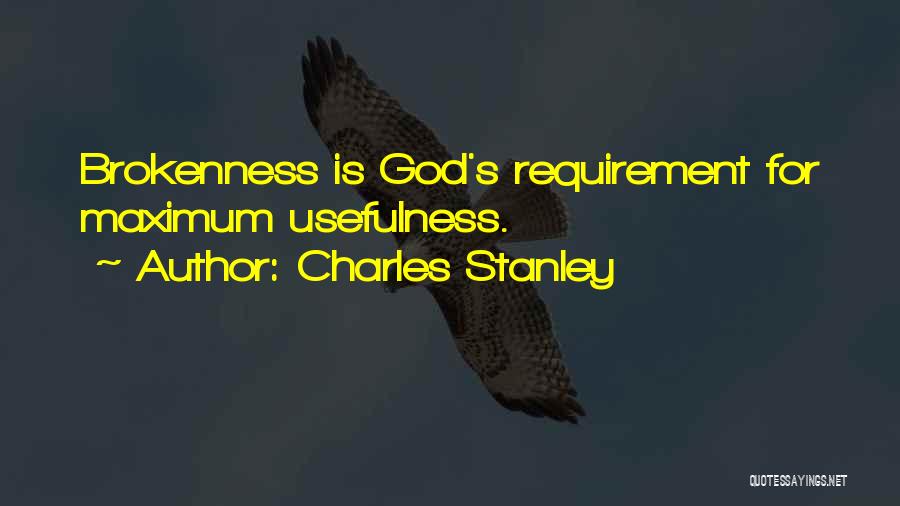 Usefulness Quotes By Charles Stanley