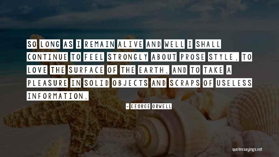 Useless Objects Quotes By George Orwell Useless Objects Quotes By George Orwell
