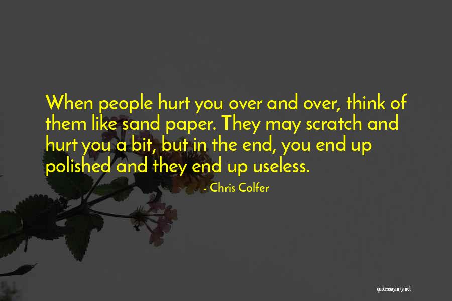 Useless People Quotes By Chris Colfer Useless People Quotes By Chris Colfer