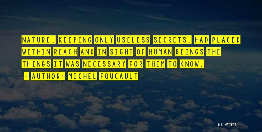 Useless Things Quotes By Michel Foucault