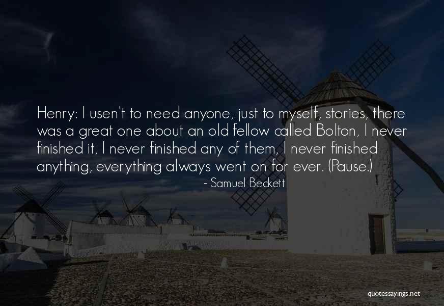 Usen Quotes By Samuel Beckett Usen Quotes By Samuel Beckett