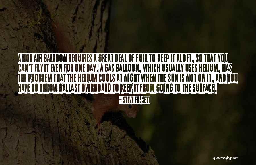 Uses Air Quotes By Steve Fossett Uses Air Quotes By Steve Fossett