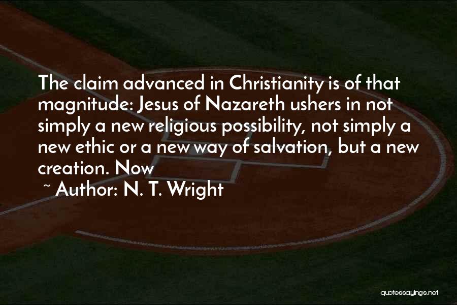 Ushers Quotes By N. T. Wright