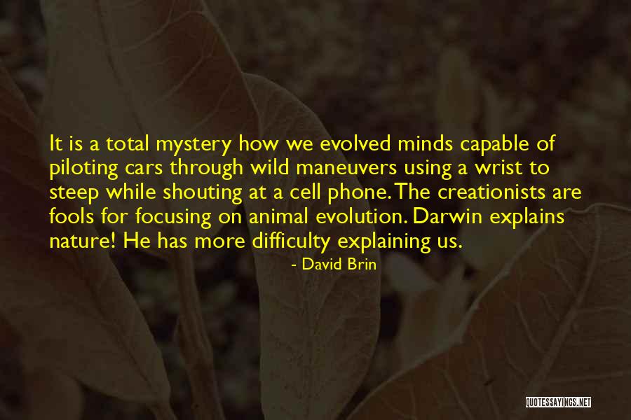 Using Cell Phone Quotes By David Brin
