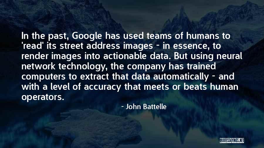 Using Data Quotes By John Battelle