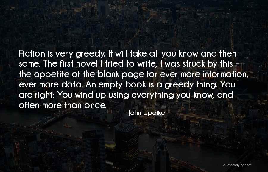 Using Data Quotes By John Updike