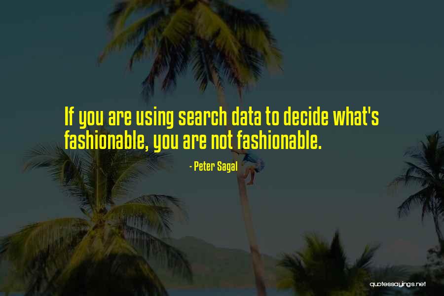 Using Data Quotes By Peter Sagal