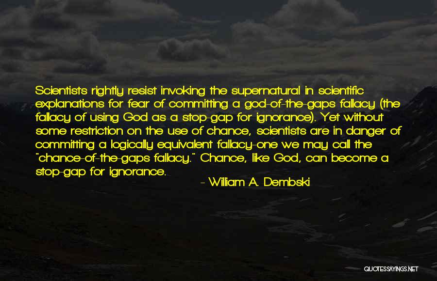 Using Fear Quotes By William A. Dembski Using Fear Quotes By William A. Dembski