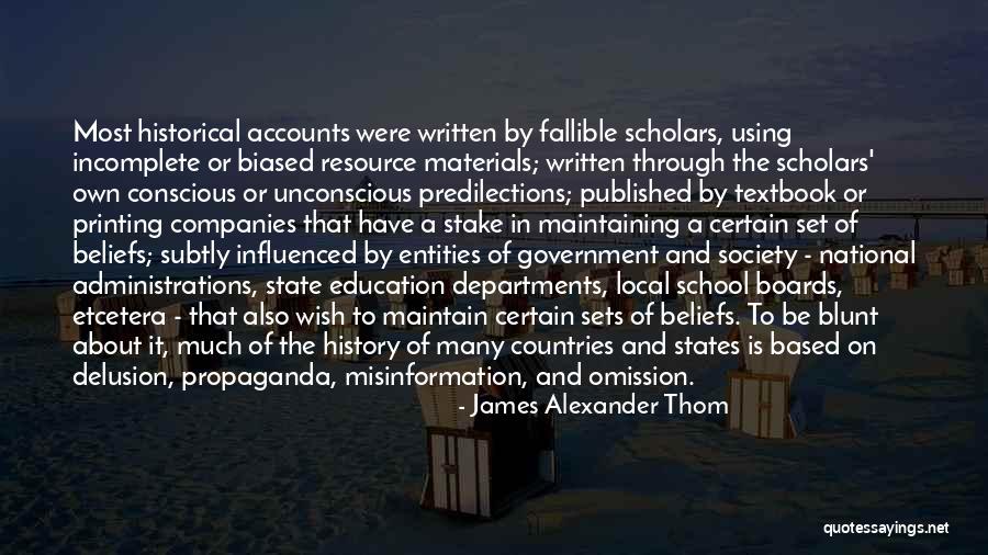 Using Incomplete Quotes By James Alexander Thom Using Incomplete Quotes By James Alexander Thom