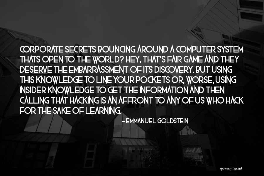 Using Knowledge Quotes By Emmanuel Goldstein Using Knowledge Quotes By Emmanuel Goldstein