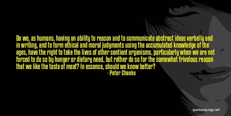 Using Knowledge Quotes By Peter Cheeke Using Knowledge Quotes By Peter Cheeke
