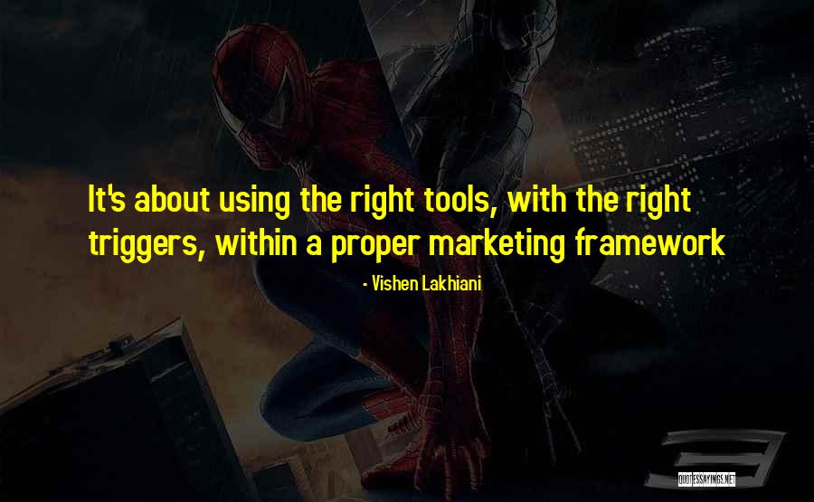 Using Proper Tools Quotes By Vishen Lakhiani Using Proper Tools Quotes By Vishen Lakhiani