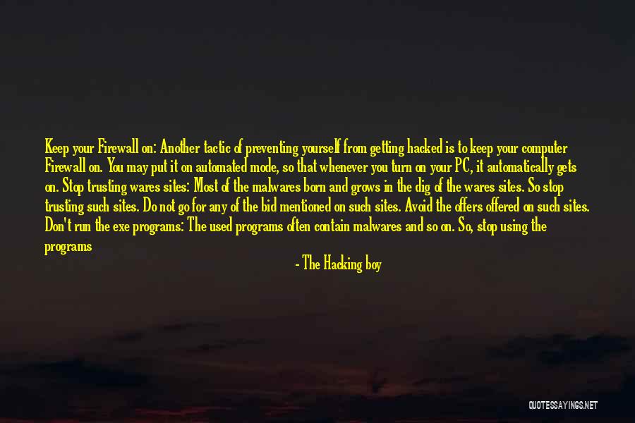 Using Quotes By The Hacking Boy Using Quotes By The Hacking Boy