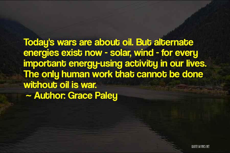 Using Solar Energy Quotes By Grace Paley