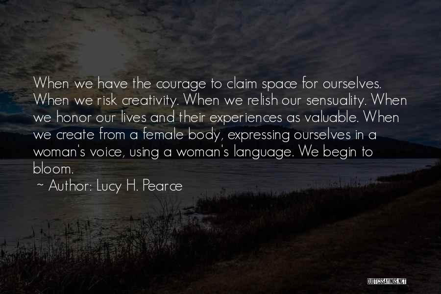 Using Space Quotes By Lucy H. Pearce