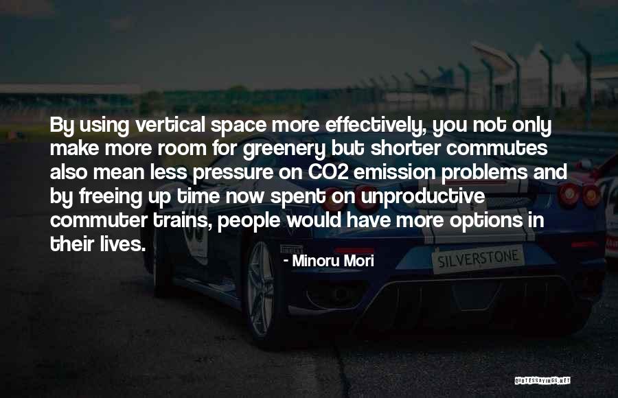 Using Time Effectively Quotes By Minoru Mori