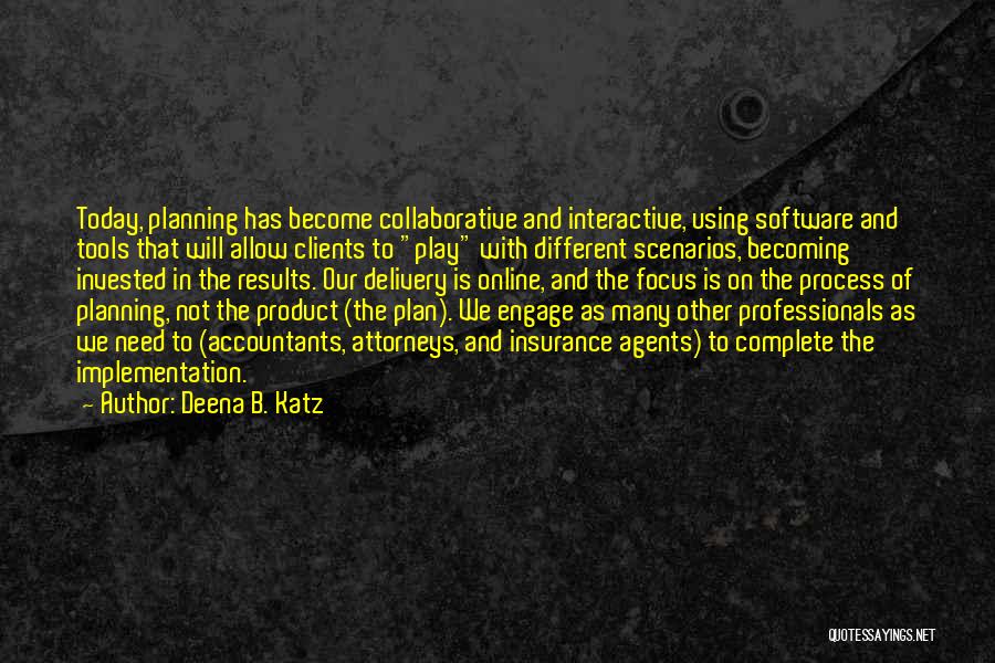 Using Tools Quotes By Deena B. Katz