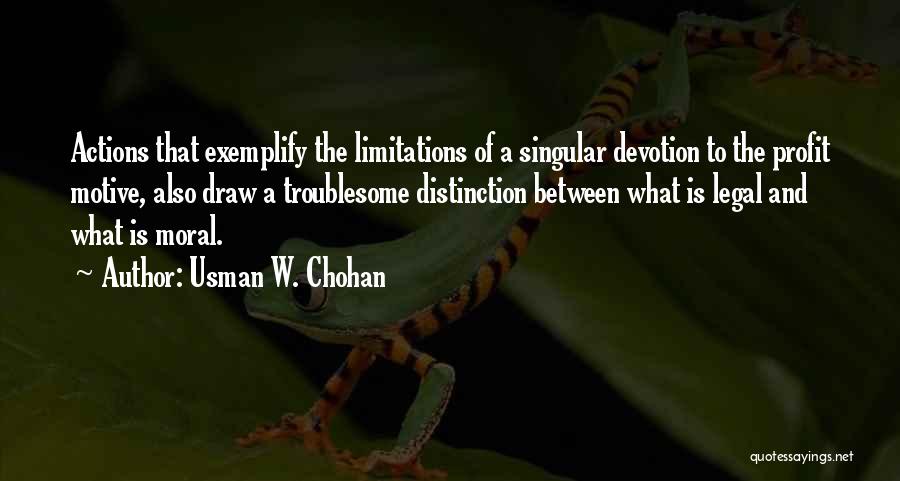 Usman Quotes By Usman W. Chohan