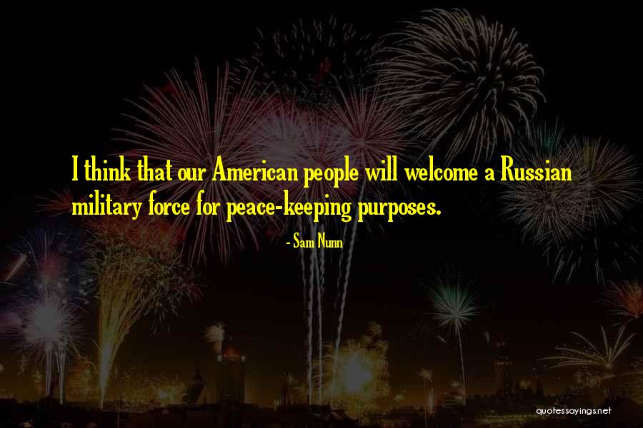 Usmeno Quotes By Sam Nunn Usmeno Quotes By Sam Nunn