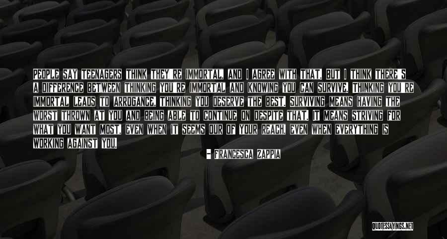Uson Leak Quotes By Francesca Zappia Uson Leak Quotes By Francesca Zappia