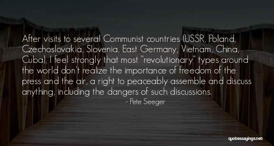 Ussr Countries Quotes By Pete Seeger Ussr Countries Quotes By Pete Seeger