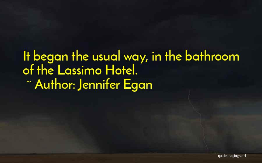 Usual Quotes By Jennifer Egan