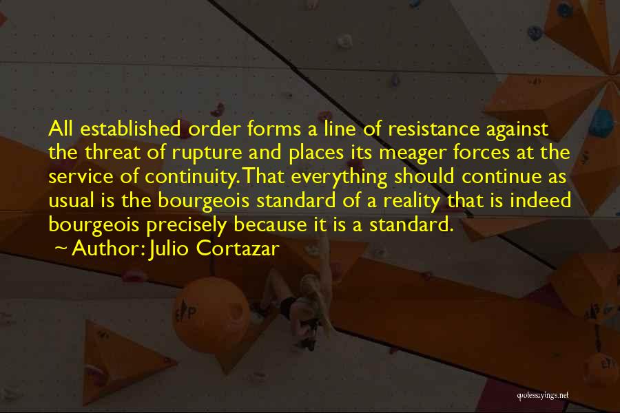 Usual Quotes By Julio Cortazar