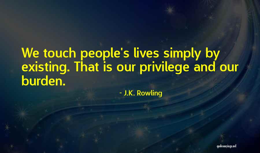 Usually The Burden Quotes By J.K. Rowling Usually The Burden Quotes By J.K. Rowling