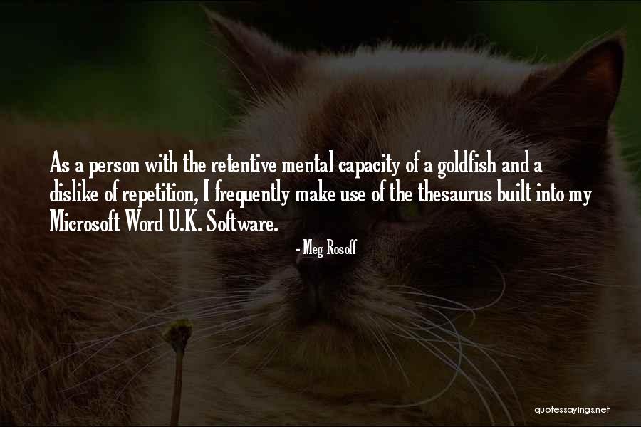 Usually Thesaurus Quotes By Meg Rosoff Usually Thesaurus Quotes By Meg Rosoff