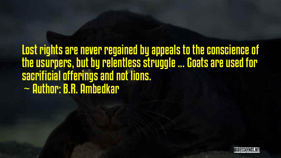 Usurpers Quotes By B.R. Ambedkar