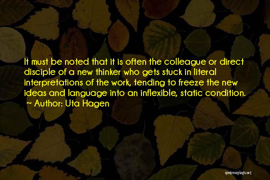 Uta-san Quotes By Uta Hagen