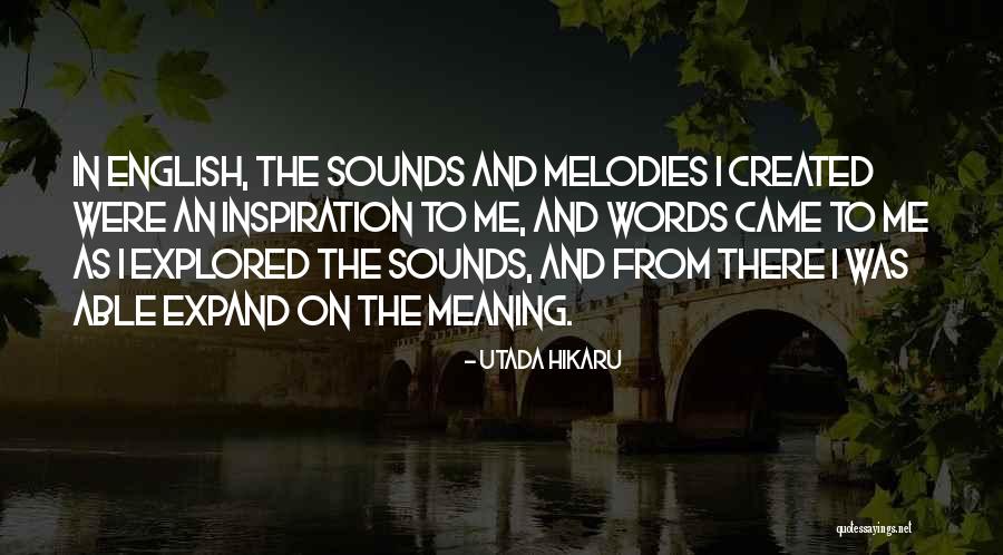 Utada Hikaru Quotes 1404593 Utada Hikaru Quotes 1404593