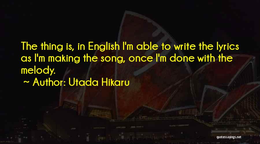 Utada Hikaru Quotes 1999388