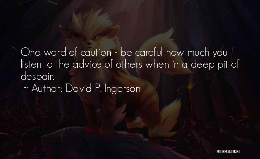 Utang English Quotes By David P. Ingerson