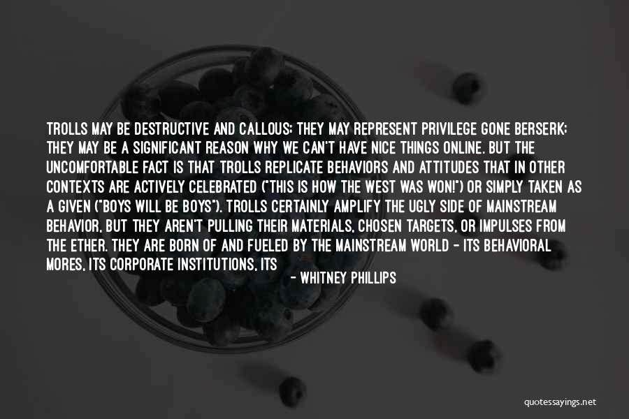 Uticaj Ili Quotes By Whitney Phillips Uticaj Ili Quotes By Whitney Phillips