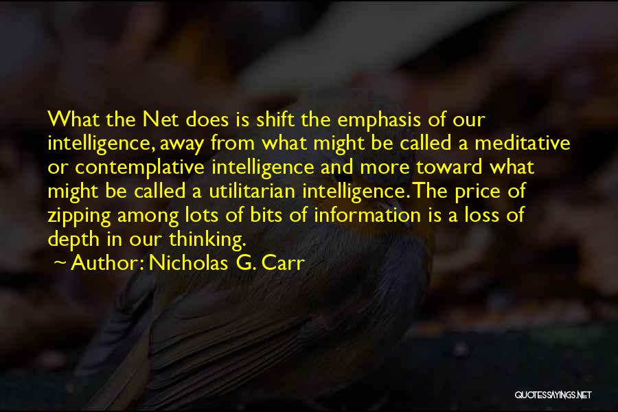 Utilitarian Quotes By Nicholas G. Carr