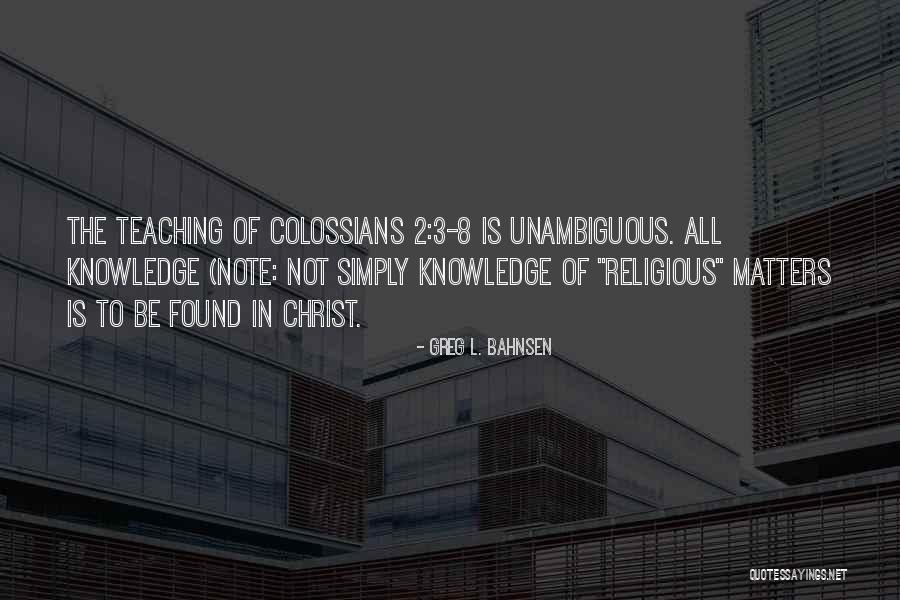 Utilitarisme Quotes By Greg L. Bahnsen Utilitarisme Quotes By Greg L. Bahnsen