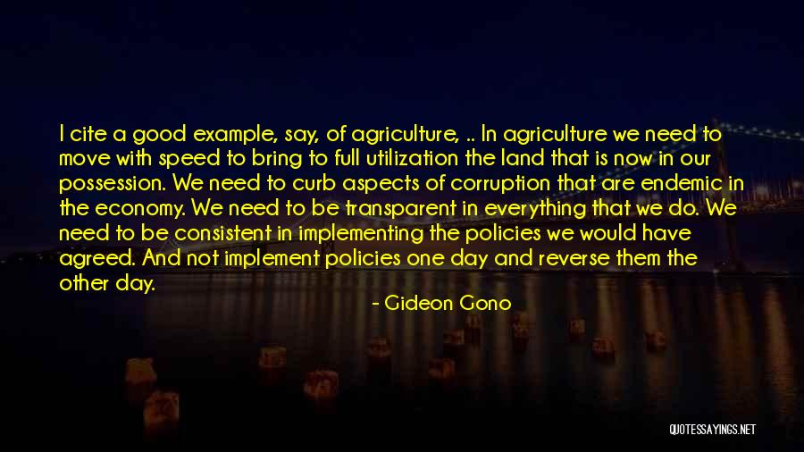 Utilization Quotes By Gideon Gono