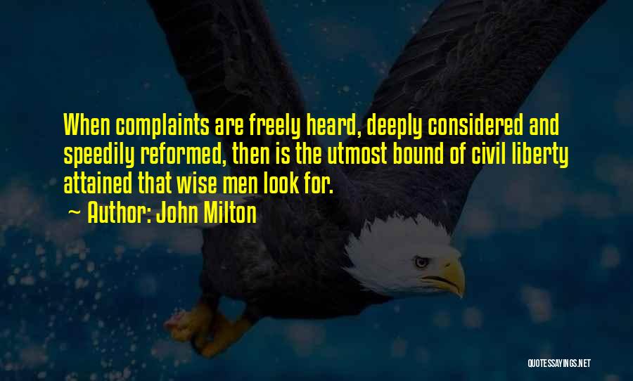 Utmost Quotes By John Milton