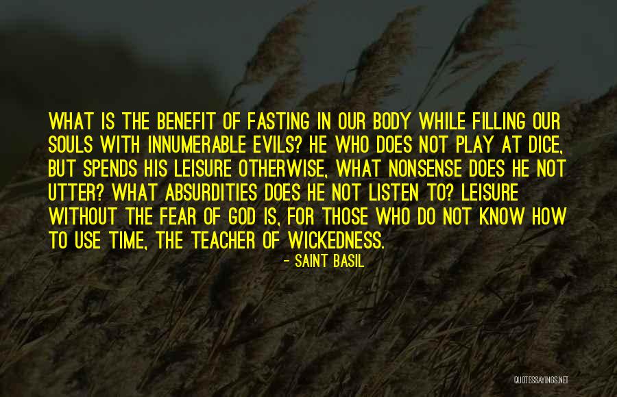 Utter Nonsense Quotes By Saint Basil Utter Nonsense Quotes By Saint Basil