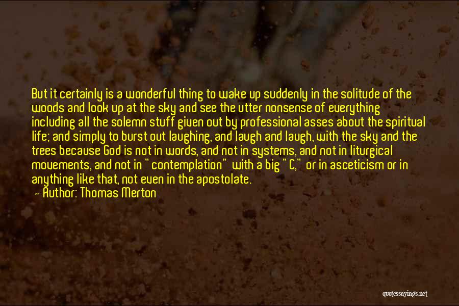 Utter Nonsense Quotes By Thomas Merton