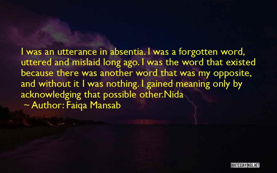 Utterance Quotes By Faiqa Mansab