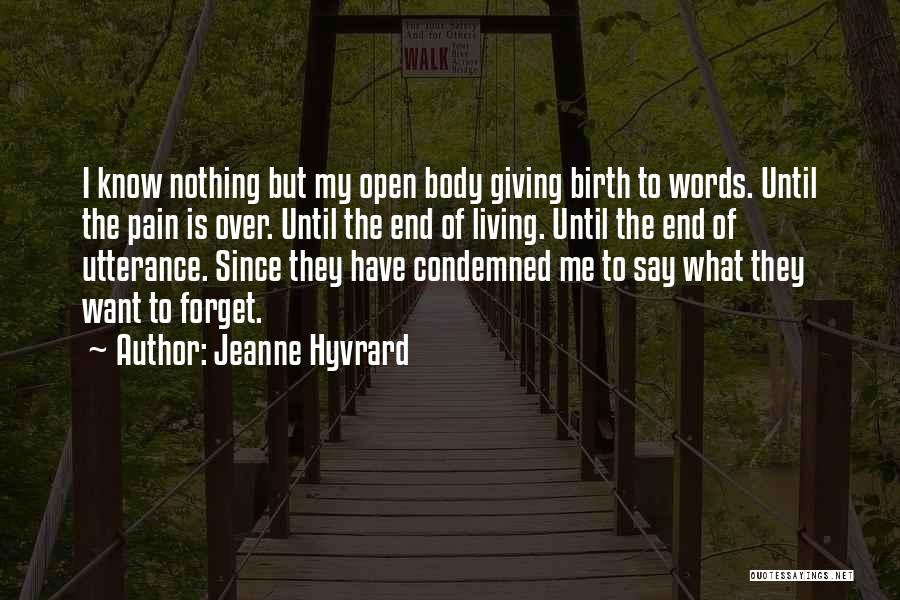 Utterance Quotes By Jeanne Hyvrard