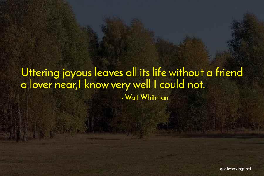 Uttering Quotes By Walt Whitman Uttering Quotes By Walt Whitman