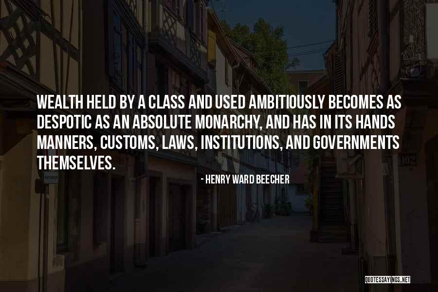 Utterson In Chapter 1 Quotes By Henry Ward Beecher